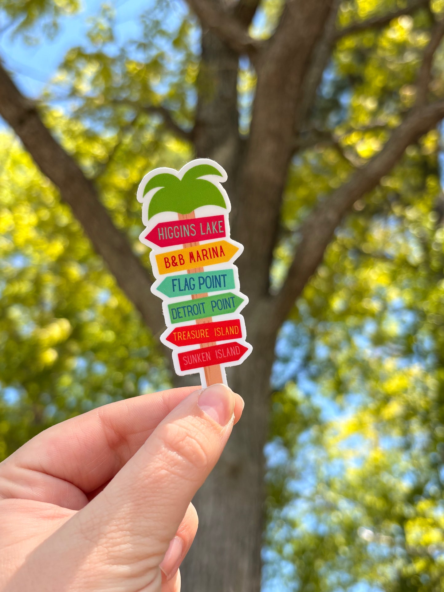 Location Sign Sticker