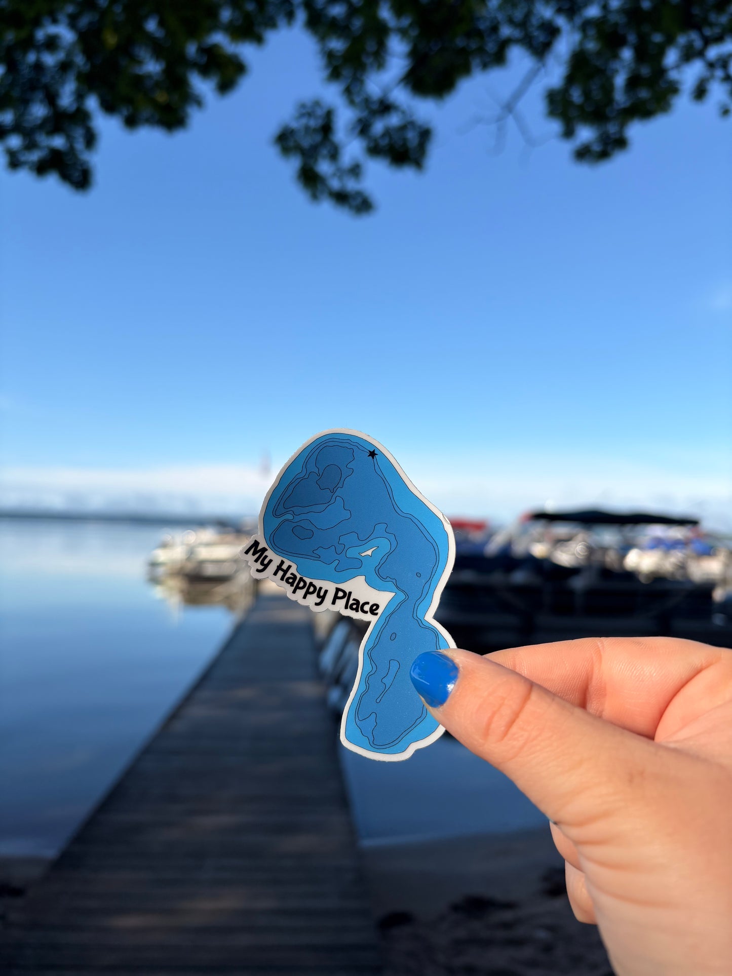 Happy Place Sticker