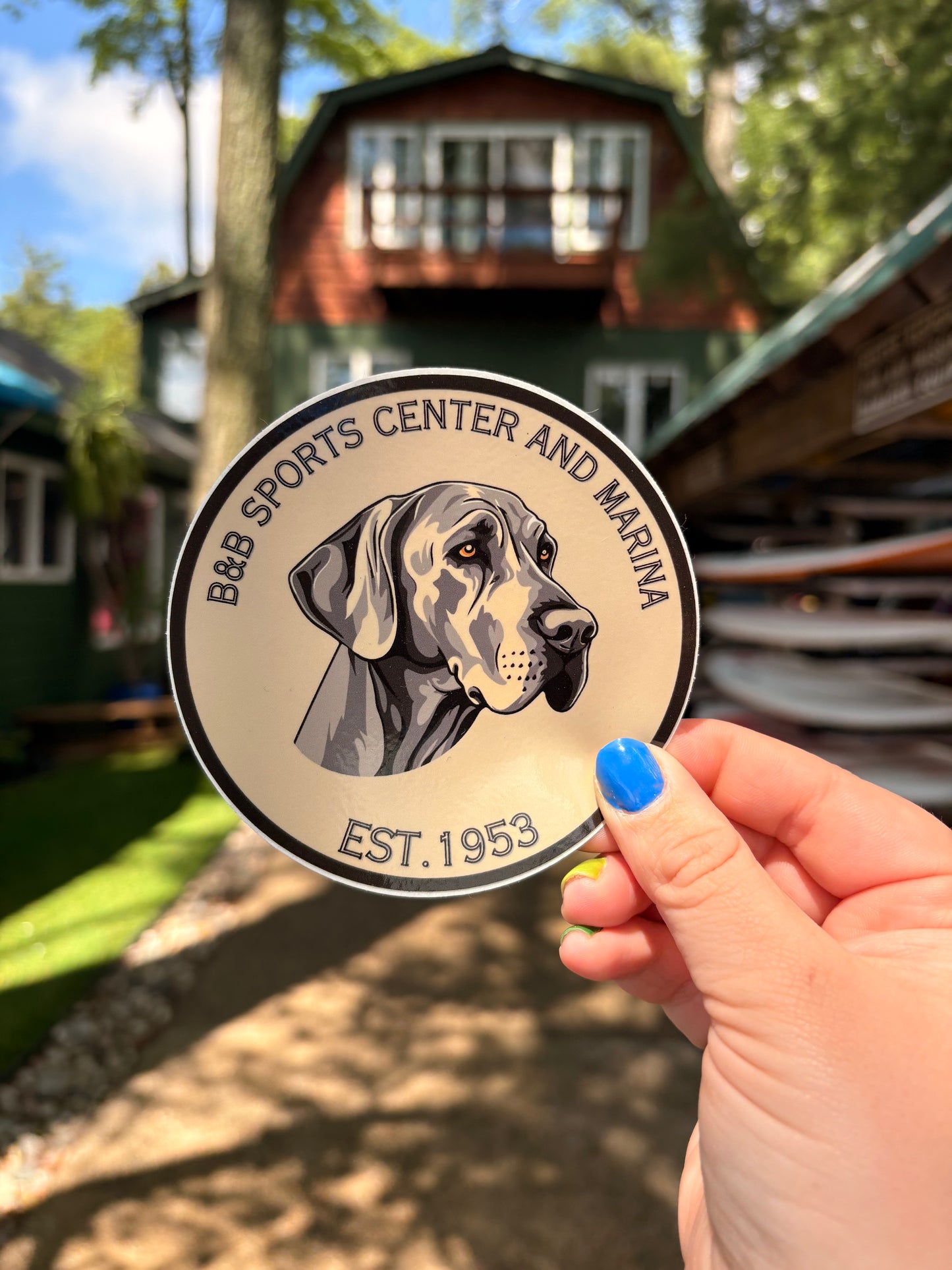 B&B Marina Kona Sticker