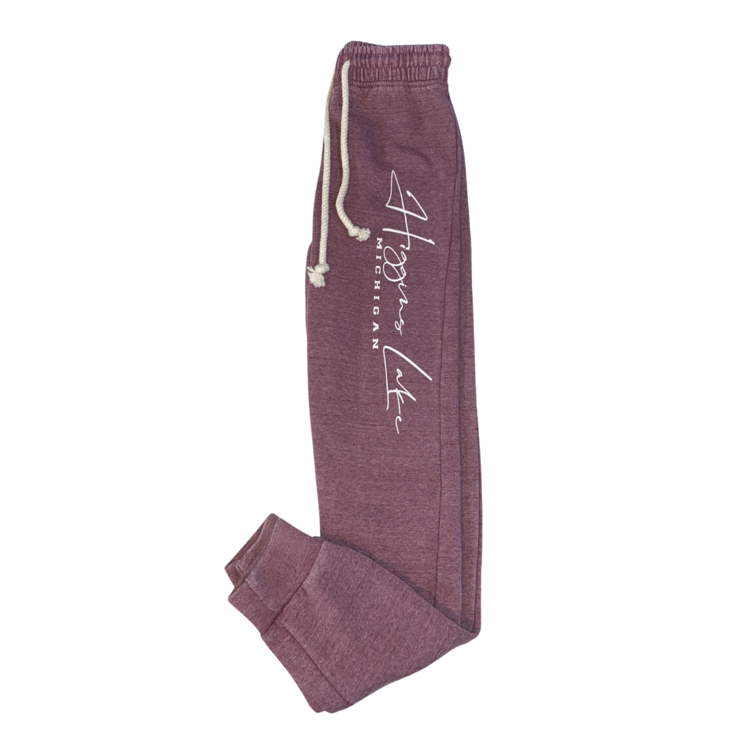 Santorini Script Fleece Jogger *