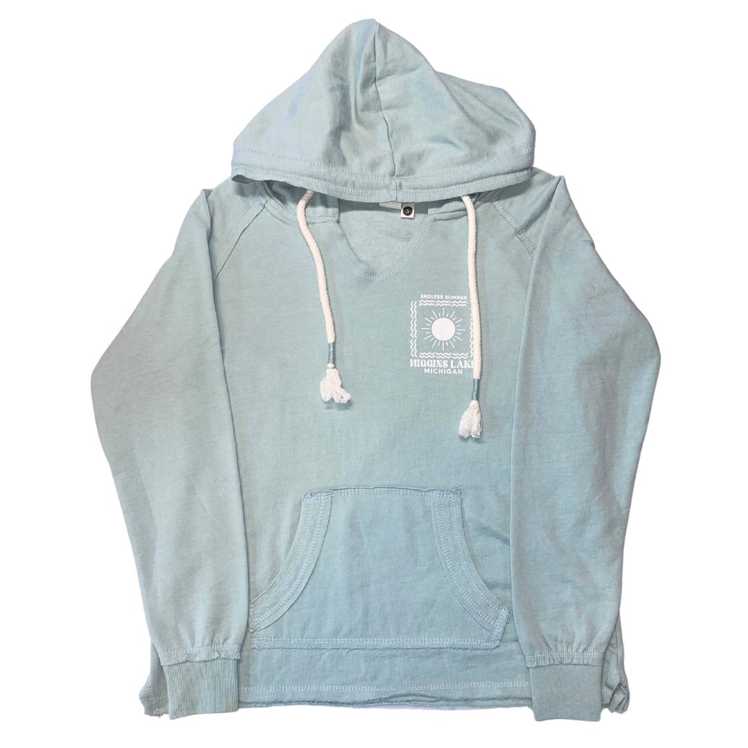 Endless Summer Raw Edge Hoodie