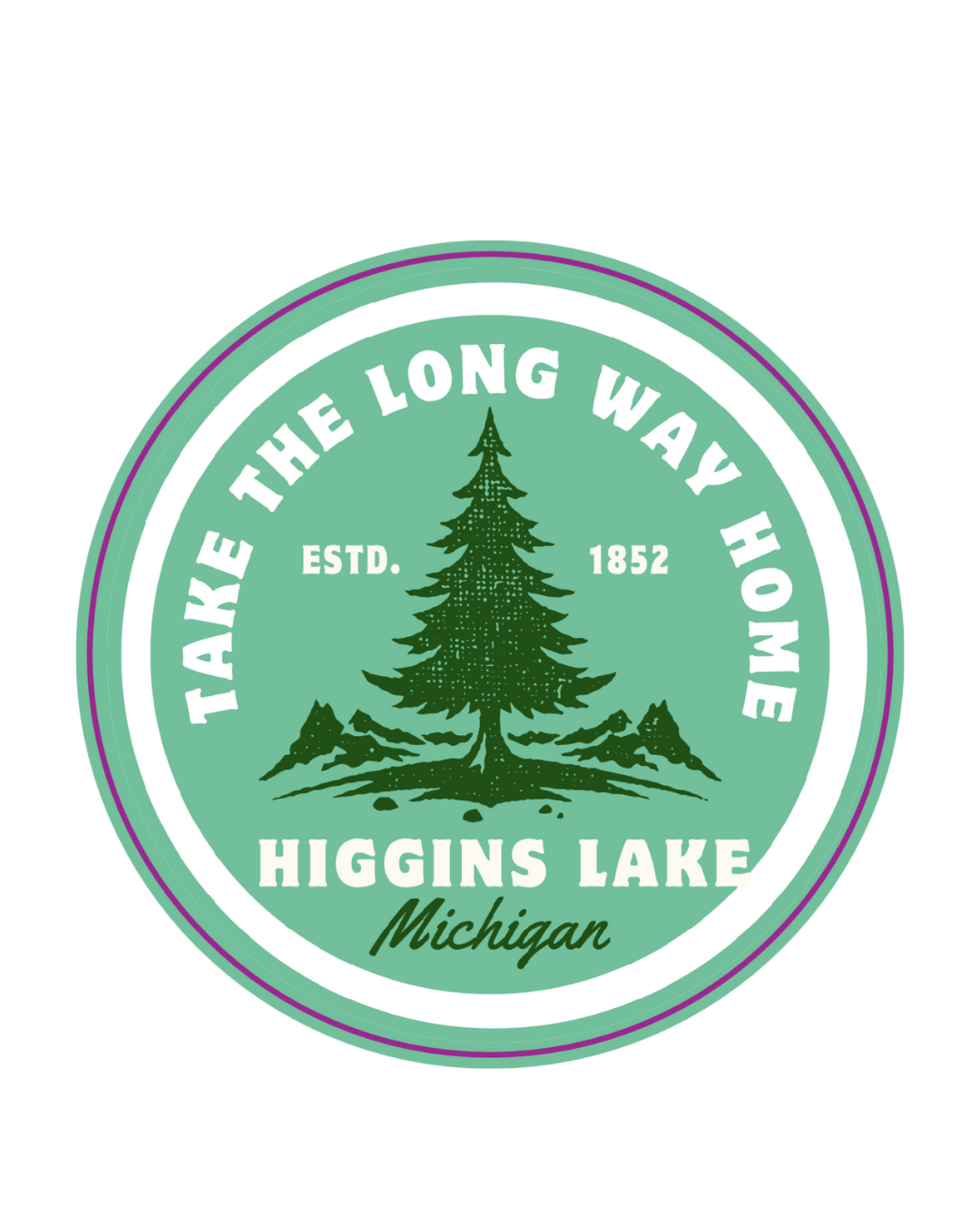 Long Way Home Sticker 2x2