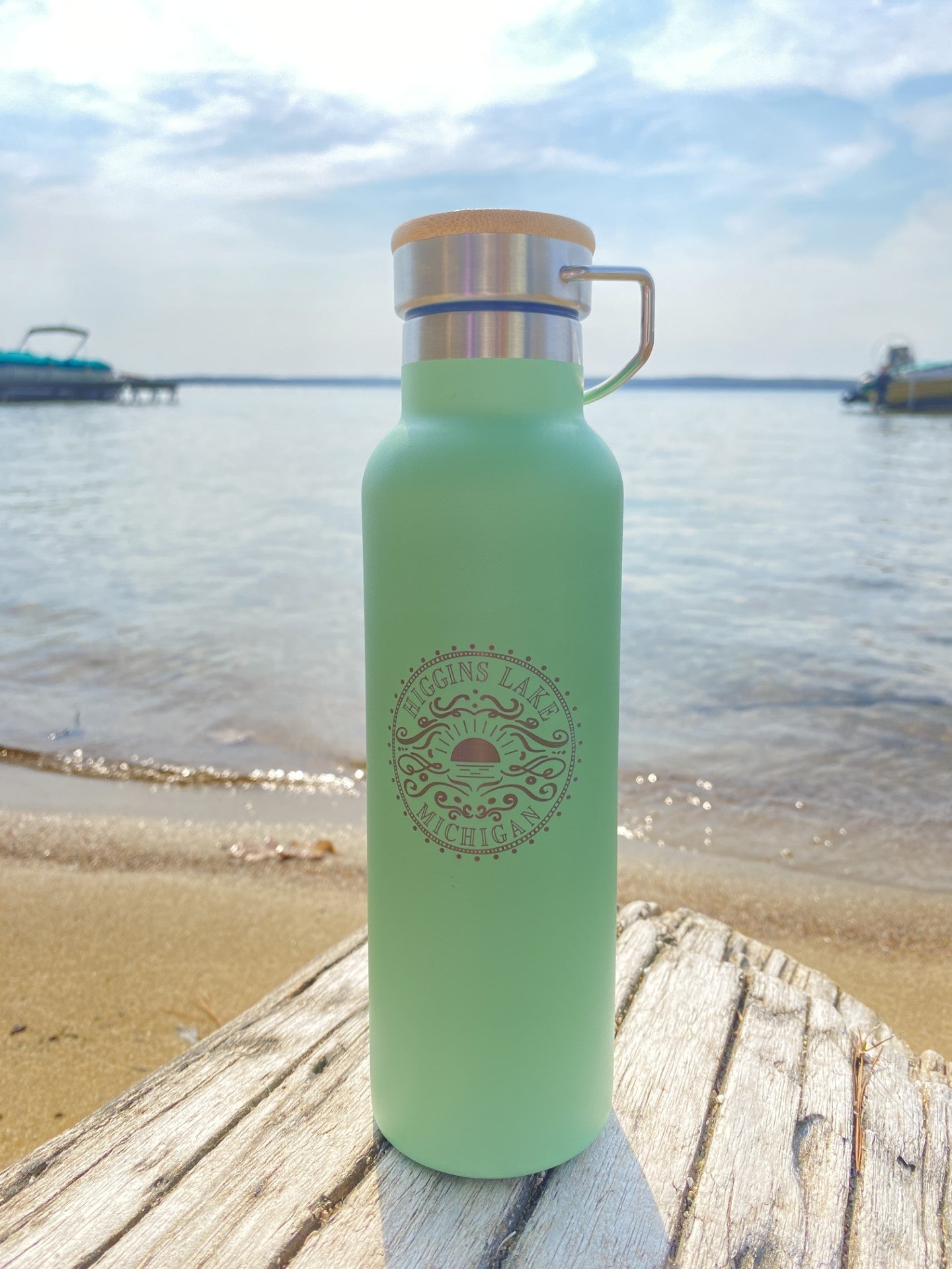 Vintage Sun Water Bottle 20oz