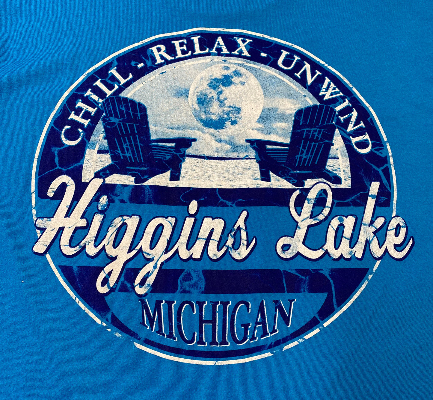 Higgins Lake Chill-Relax-Unwind Tee