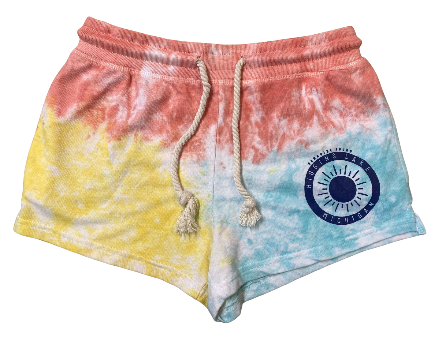 French Terry Tie-Dye Shorts