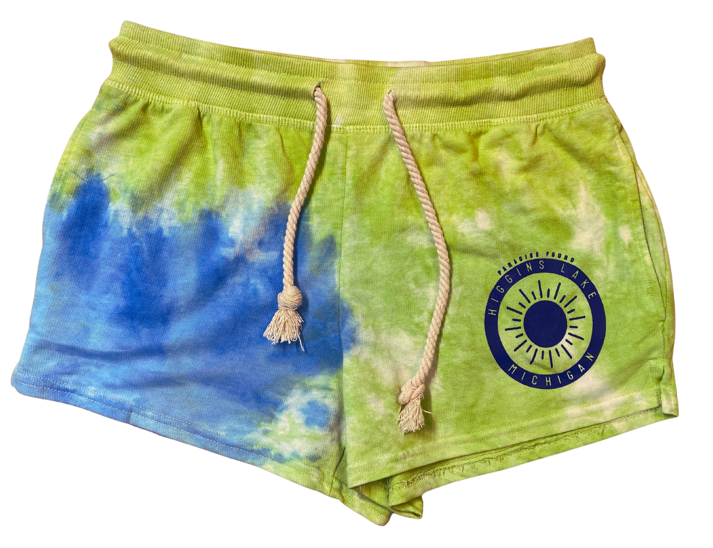 French Terry Tie-Dye Shorts