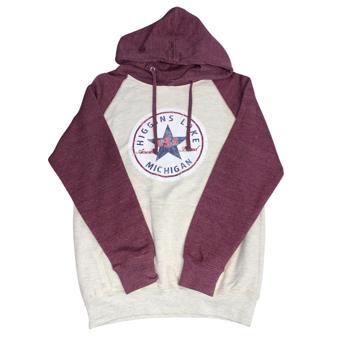 Higgins Lake Two-Toned Converse Hoodie