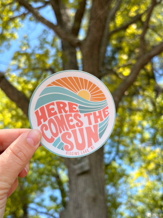 Here Comes The Sun Sticker