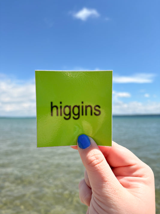 higgins brat sticker 3x3