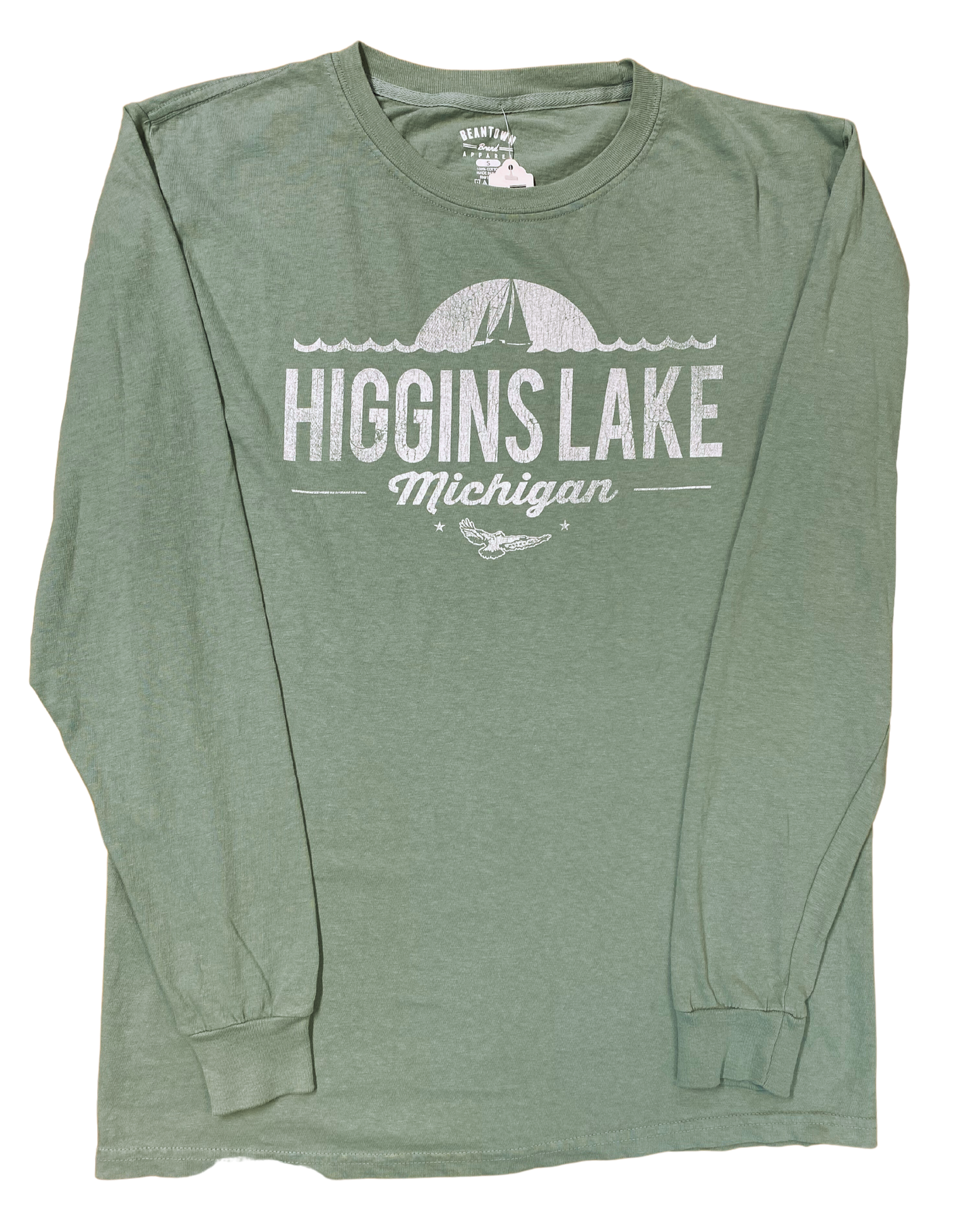 Higgins Lake Sailboat Hawk Long Sleeve