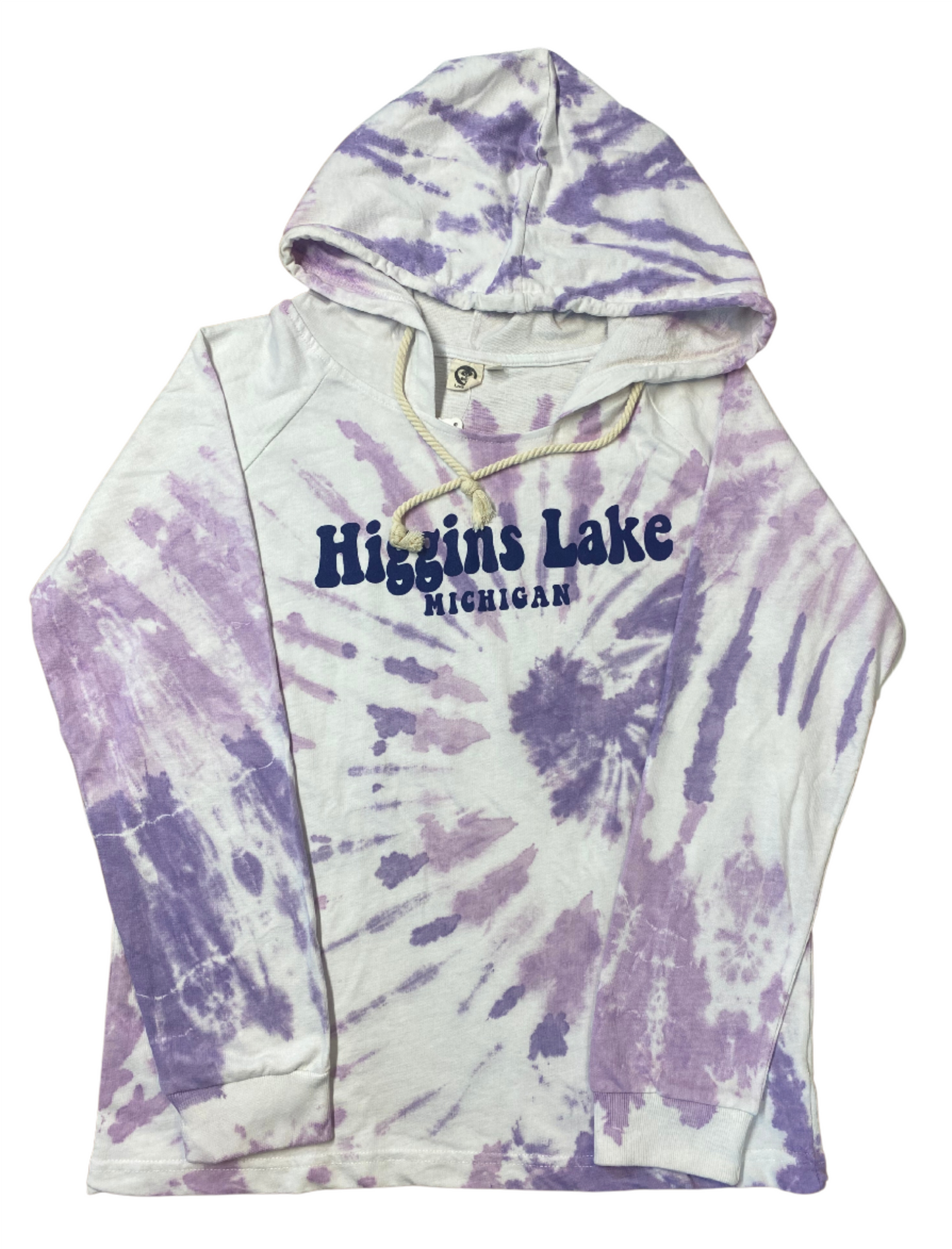 Higgins Lake Tie-Dye Hooded Sweatshirt