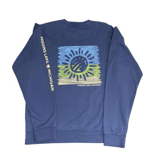 Higgins Lake Sunny Crew Neck