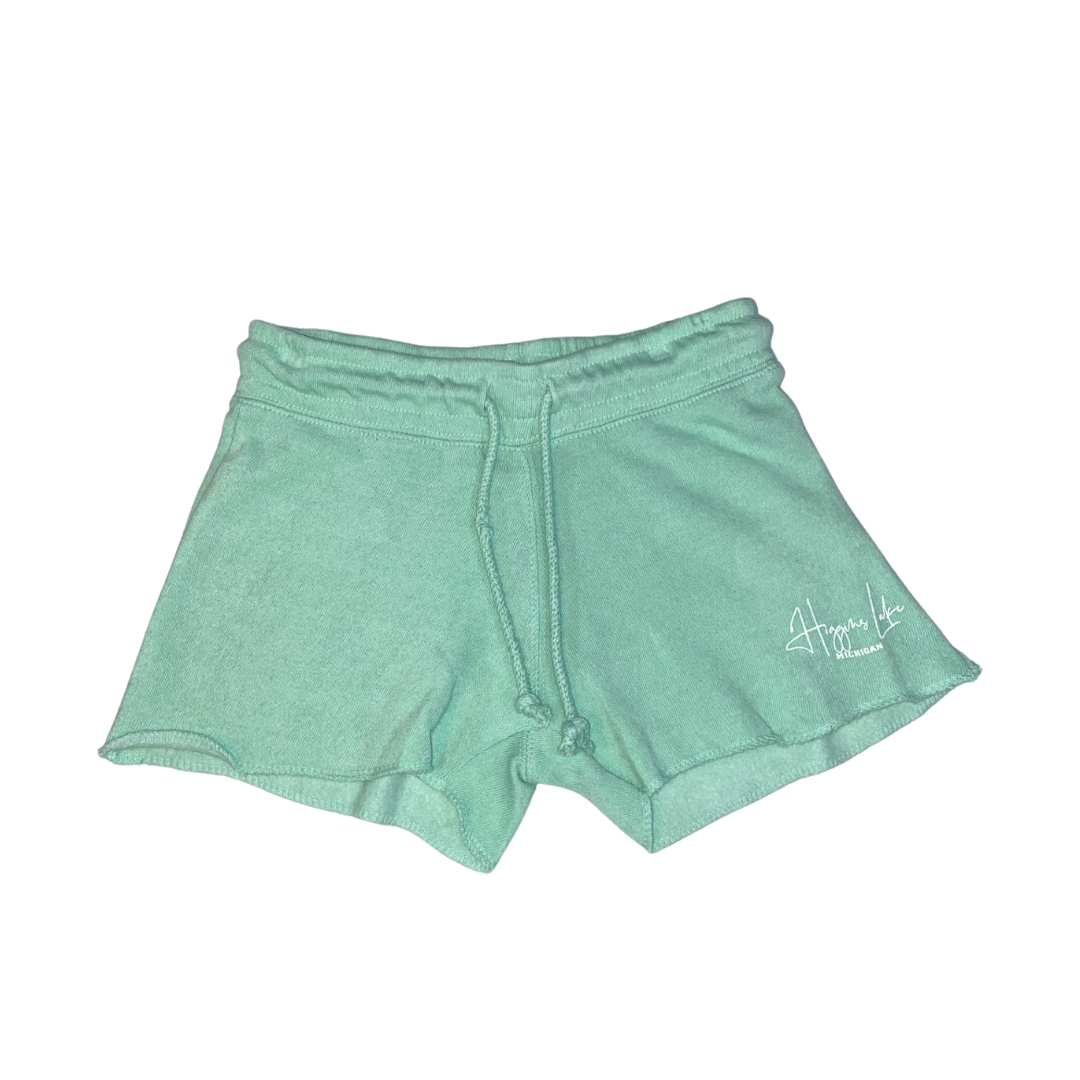 Santorini Script Fleece Shorts