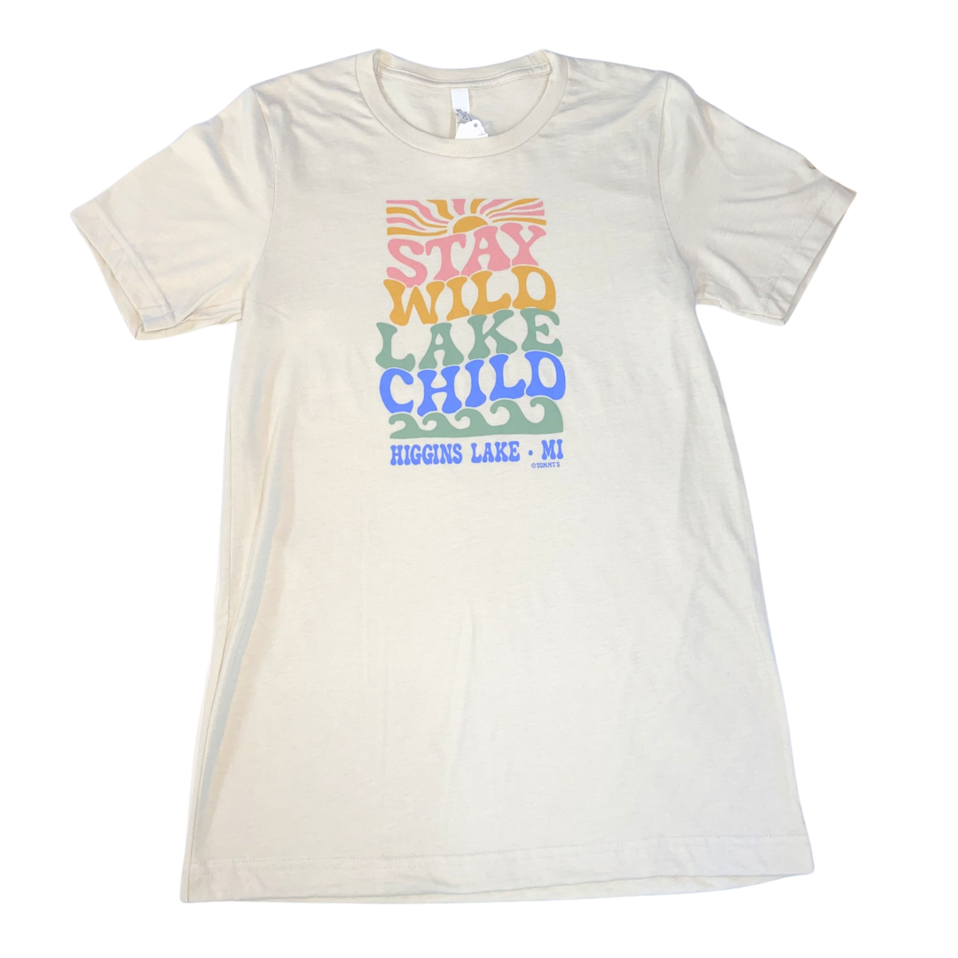 Stay Wild Lake Child Adult Tee