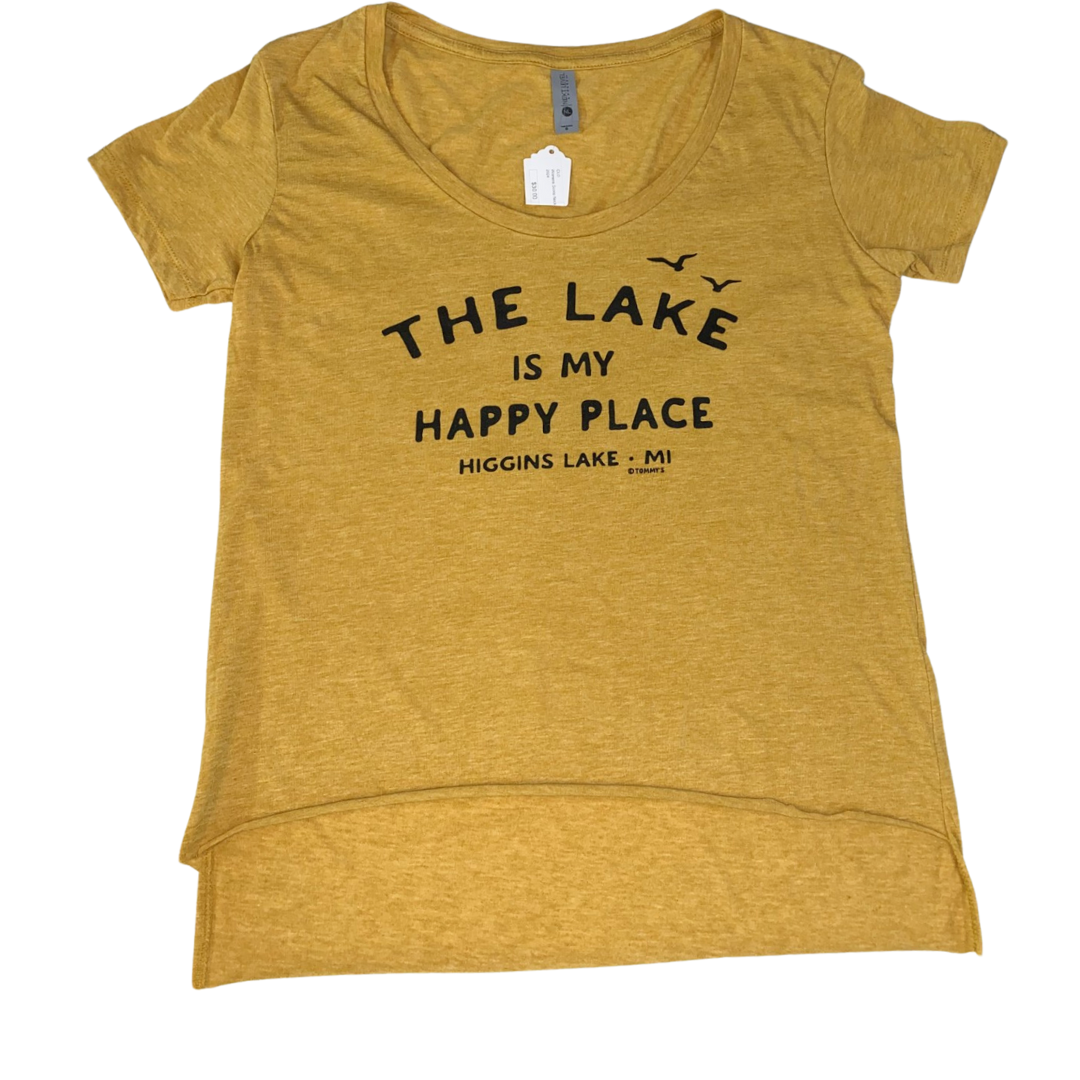 Women's Scoop Neck My Happy Place Tee