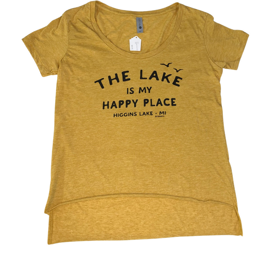 Women's Scoop Neck My Happy Place Tee