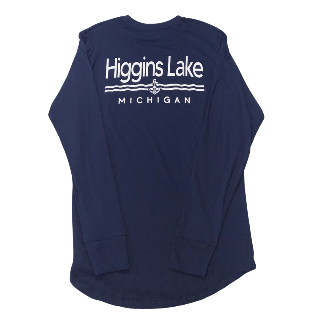 Higgins Lake Anchor Jersey Long Sleeve