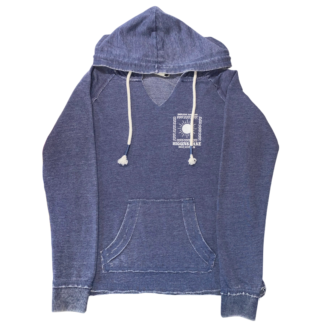 Endless Summer Raw Edge Hoodie