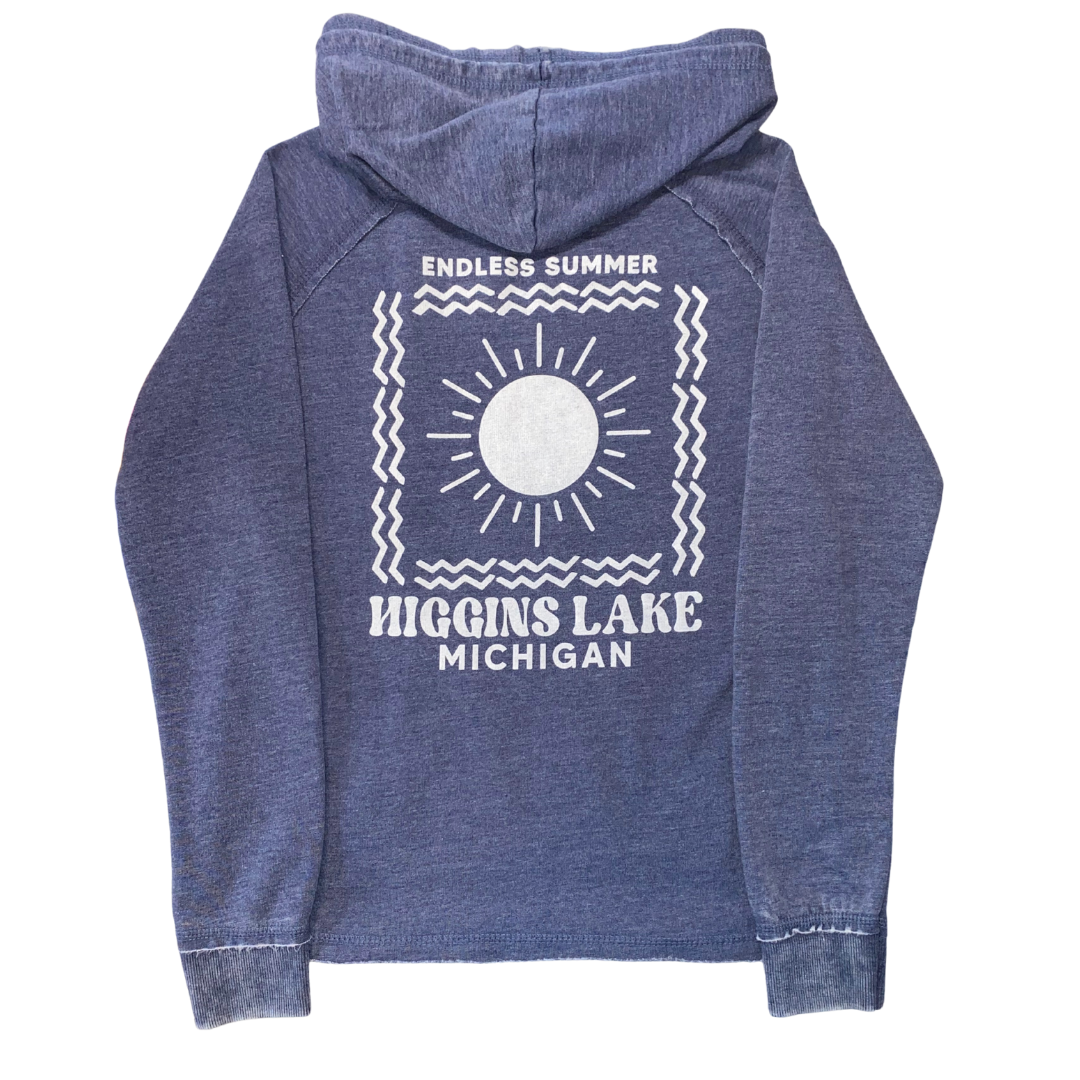 Endless Summer Raw Edge Hoodie