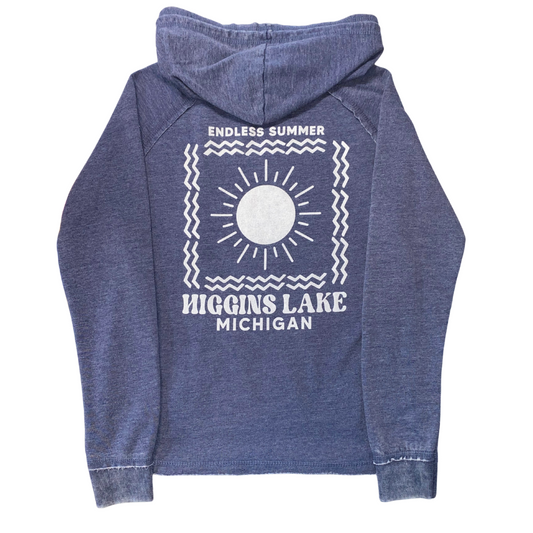 Endless Summer Raw Edge Hoodie