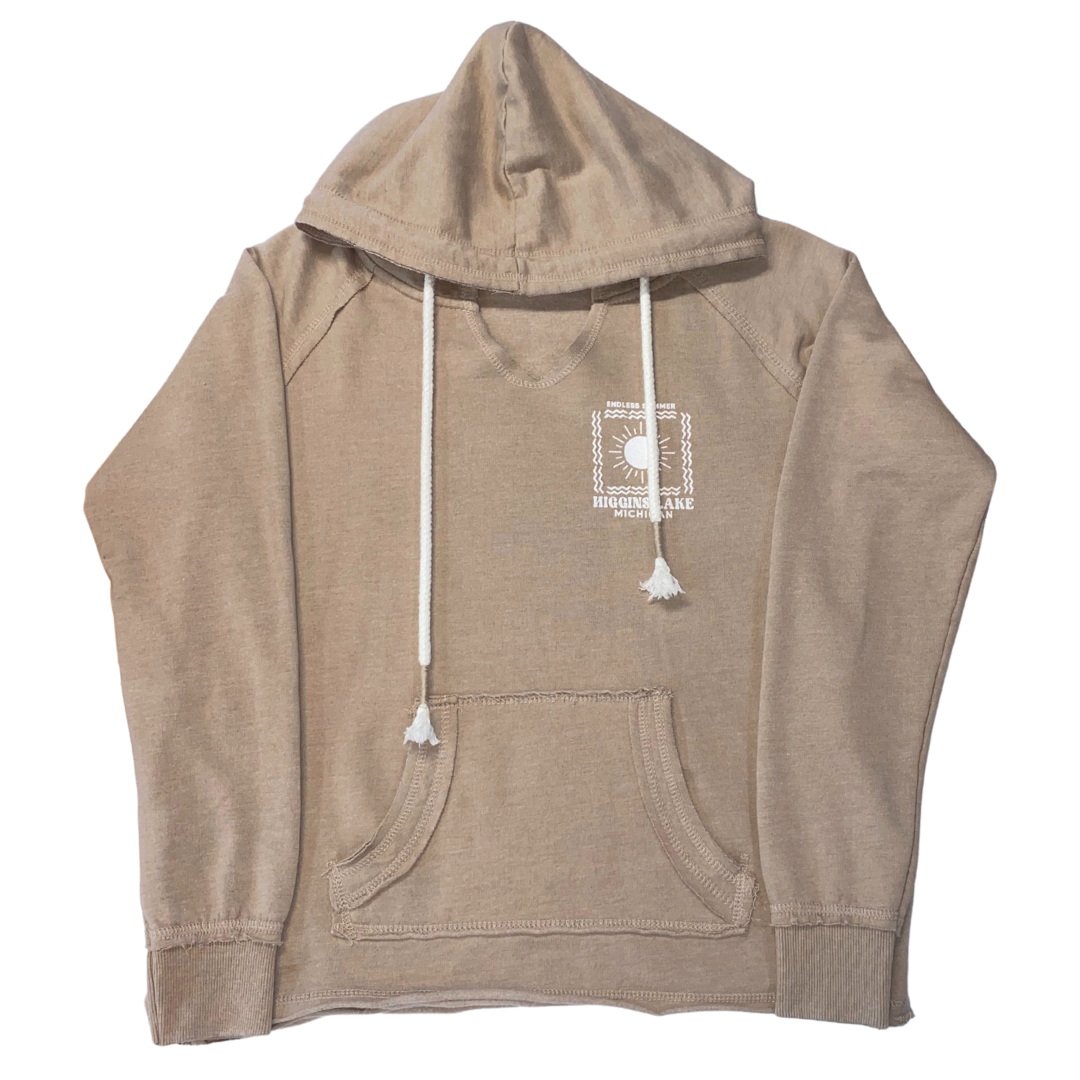 Endless Summer Raw Edge Hoodie