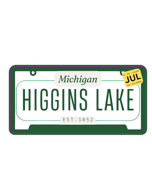 License Plate Sticker