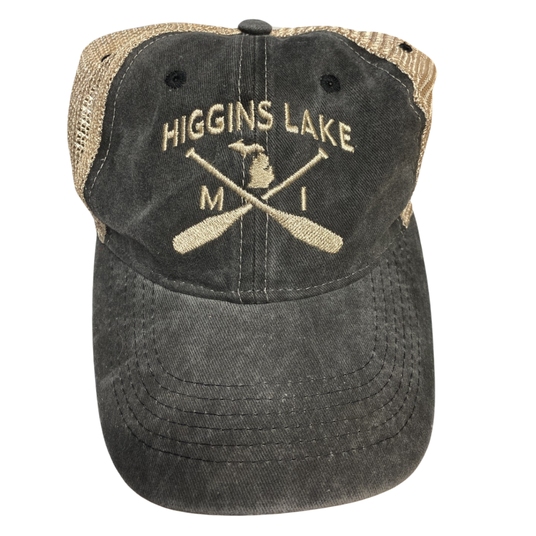 Adult Trucker Hat- Higgins Lake