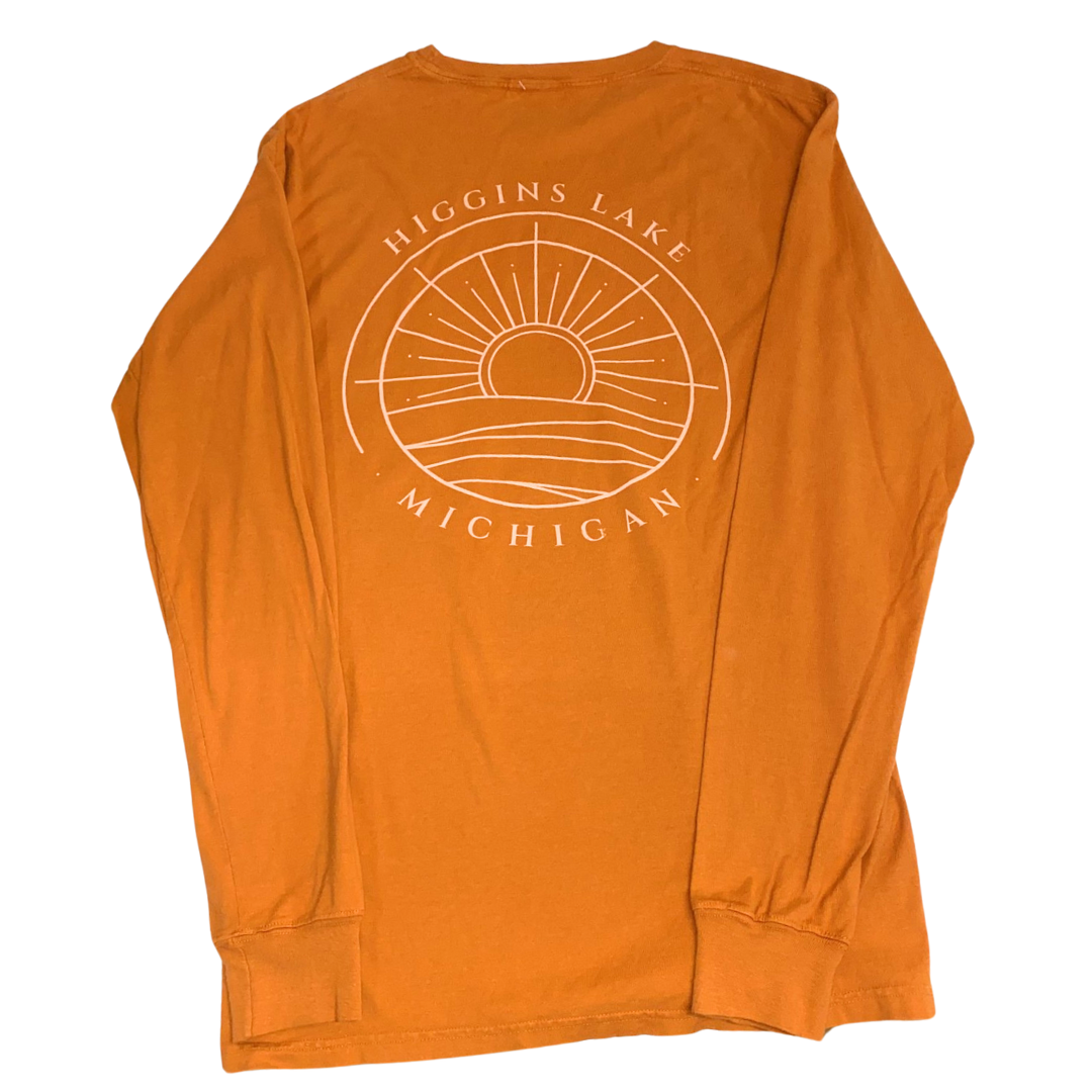 Thin Sunset Outline- Long Sleeve