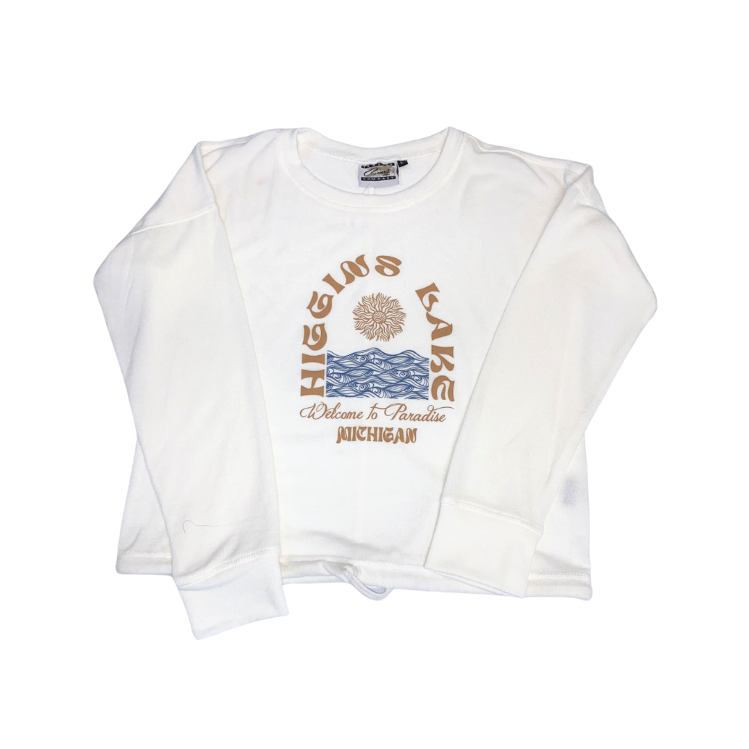 Linear Waves Higgins Crop Top