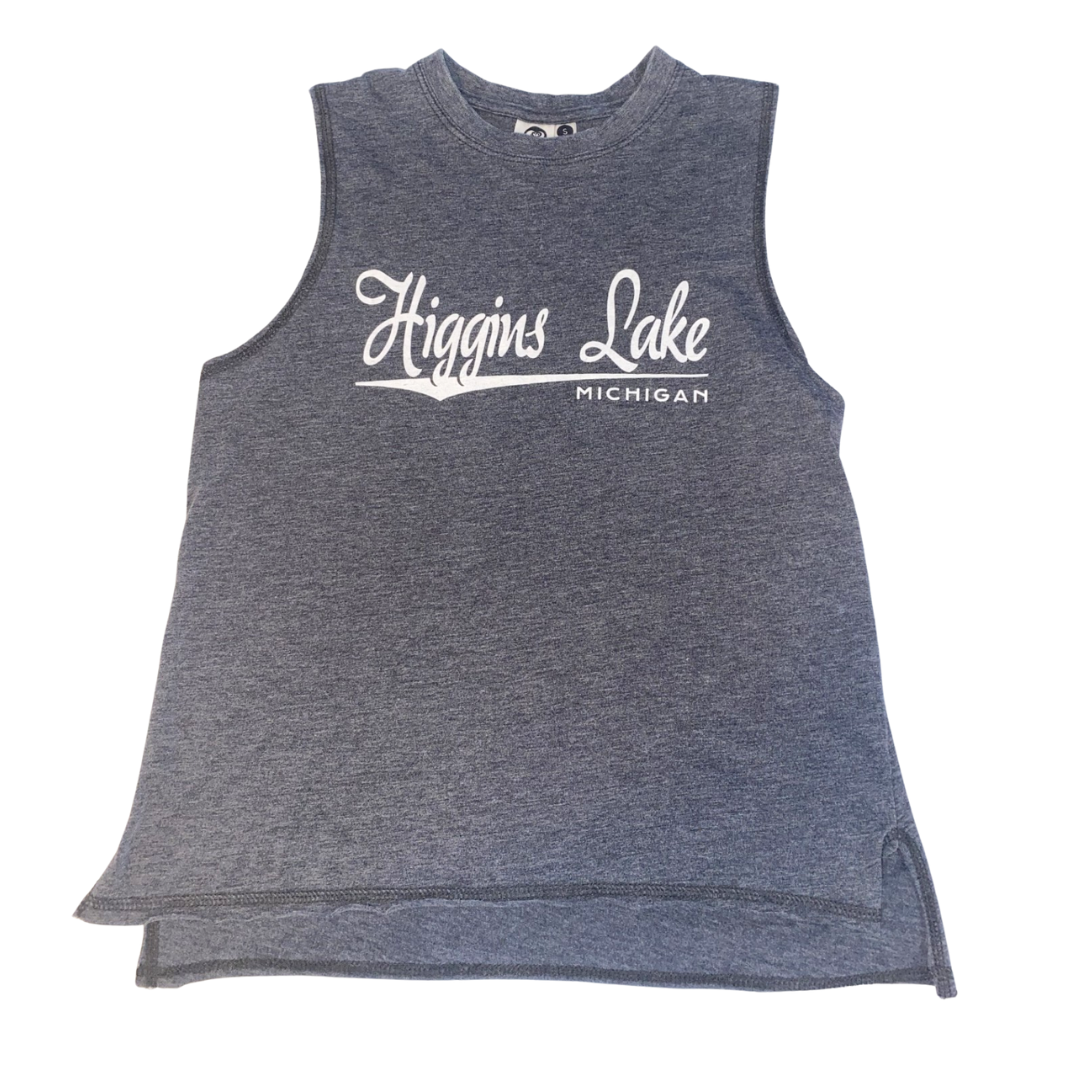 Ladies Burnout Hi-Lo Higgins Tank Top