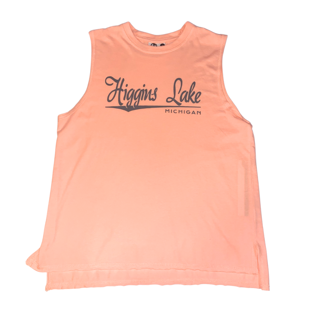 Ladies Burnout Hi-Lo Higgins Tank Top