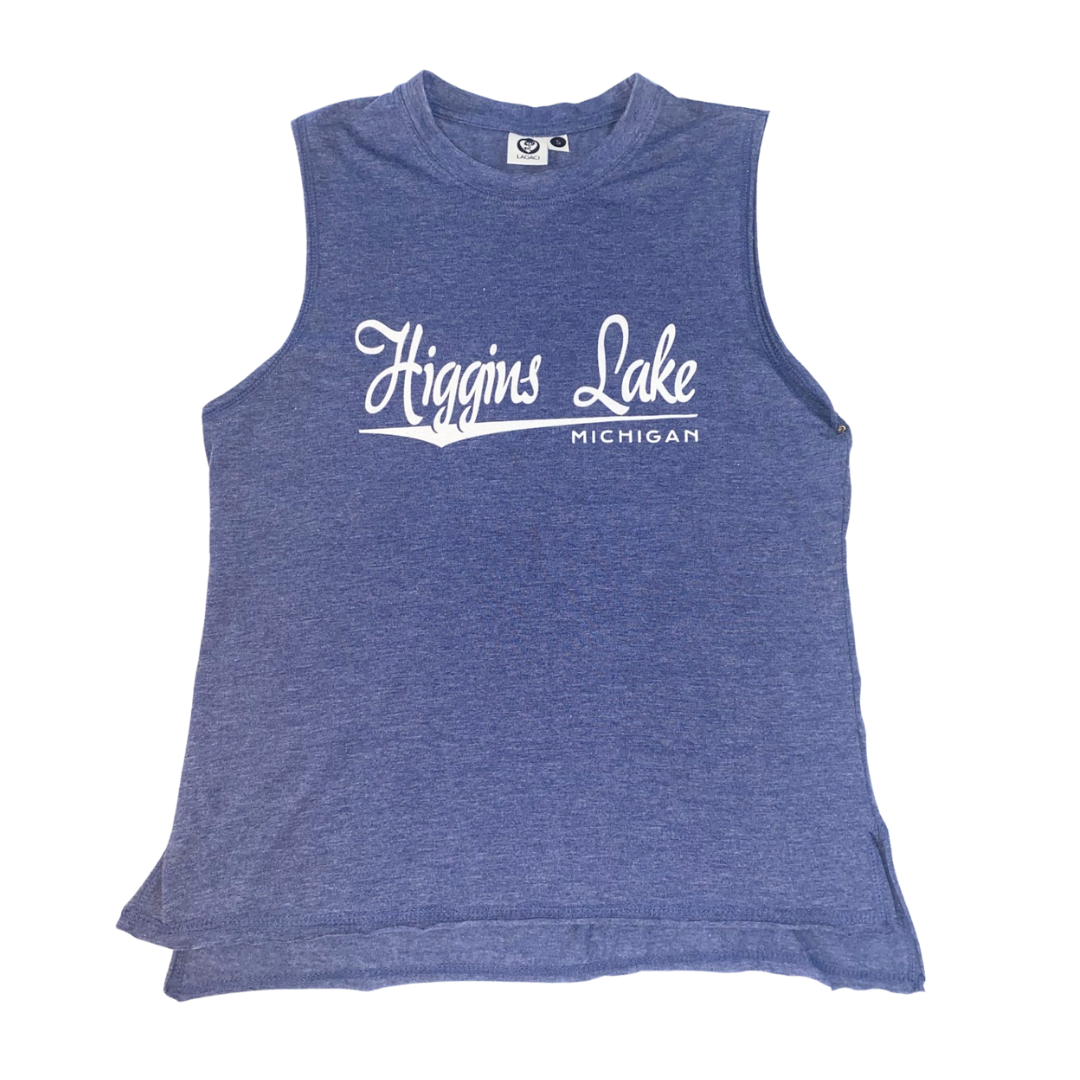 Ladies Burnout Hi-Lo Higgins Tank Top